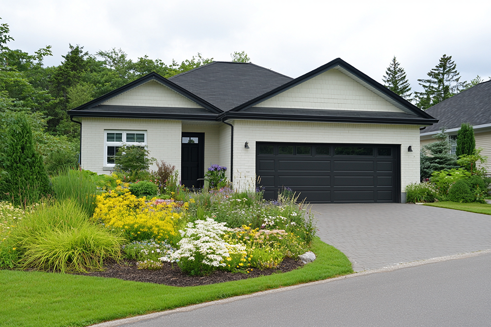 Panel garage door